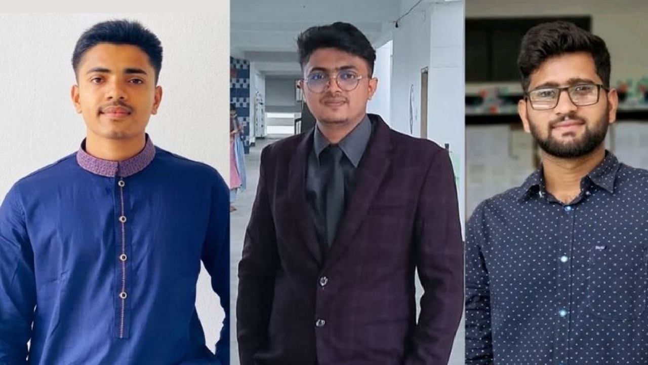 শিক্ষার্থী নাঈমুল, মামুন ও সায়েম