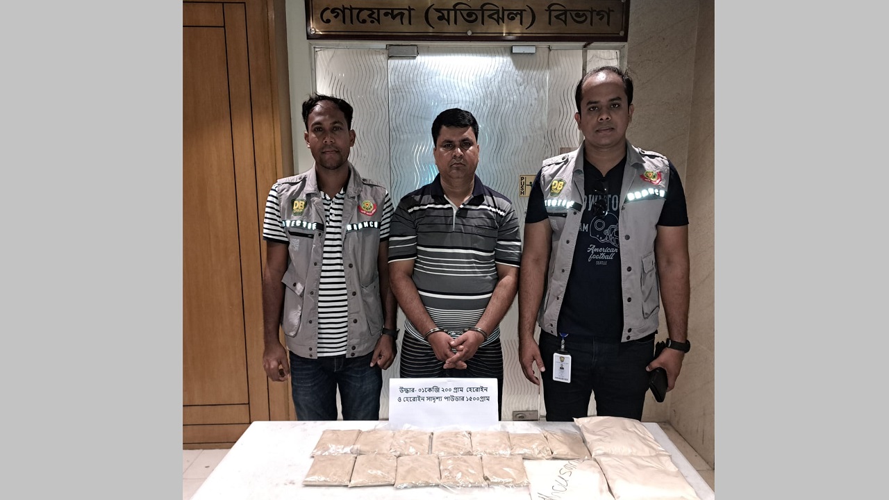 হেরোইনসহ গ্রেফতার