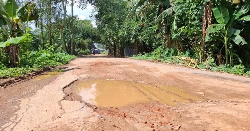 শেরপুরে বেহাল মধুটিলা ইকোপার্ক পর্যটকগামী ৬ কি.মি. রাস্তা