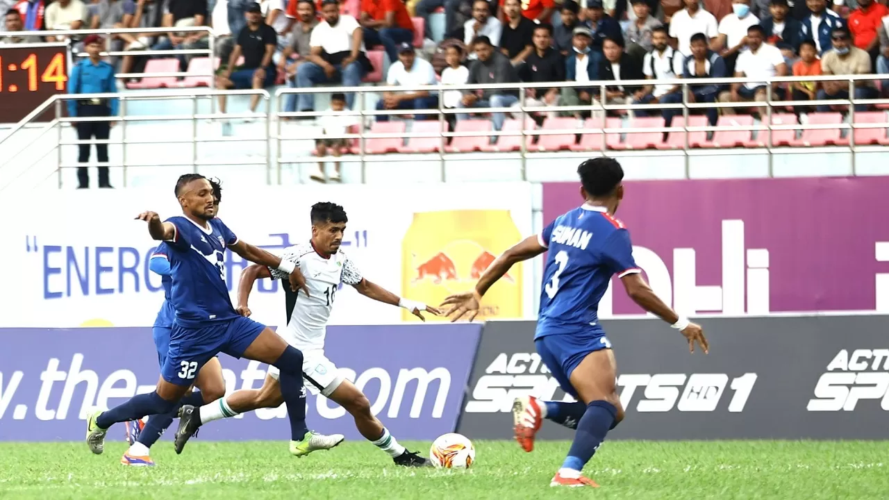 কাঠমান্ডুতে বাংলাদেশের গোলশূন্য ড্র