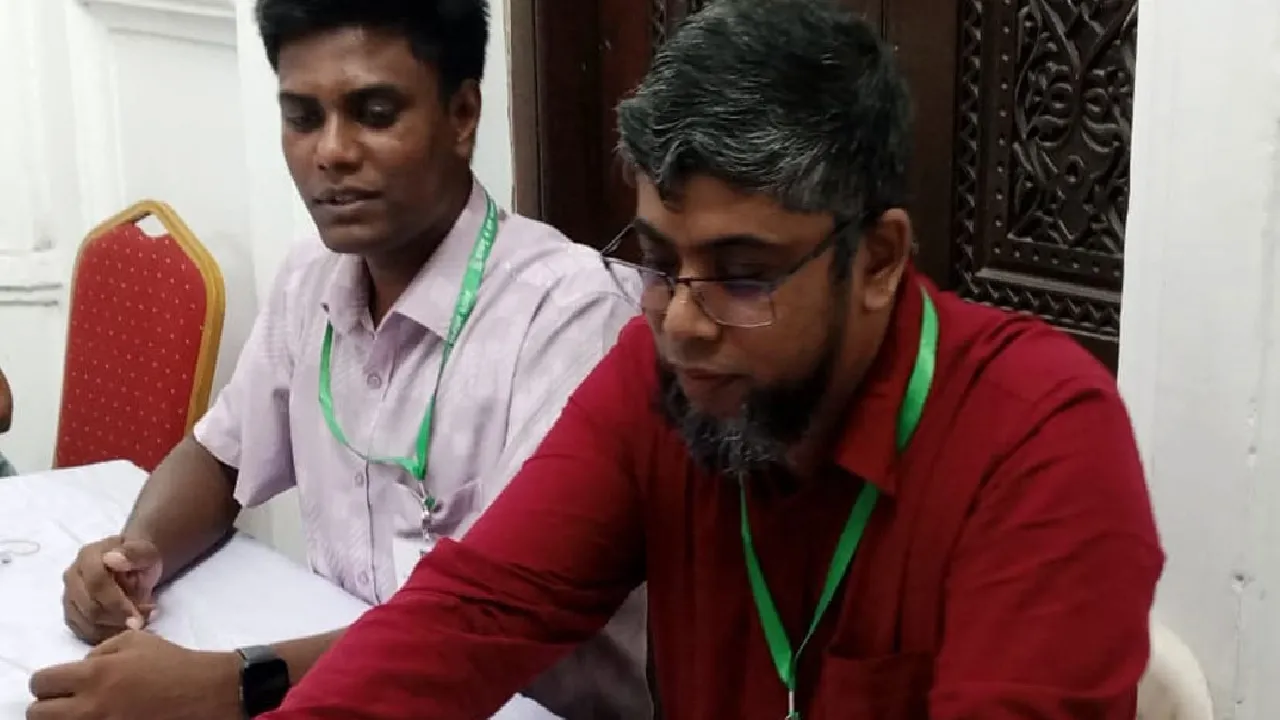 পোলিং অফিসার জিয়াউর রহমান চৌধুরী