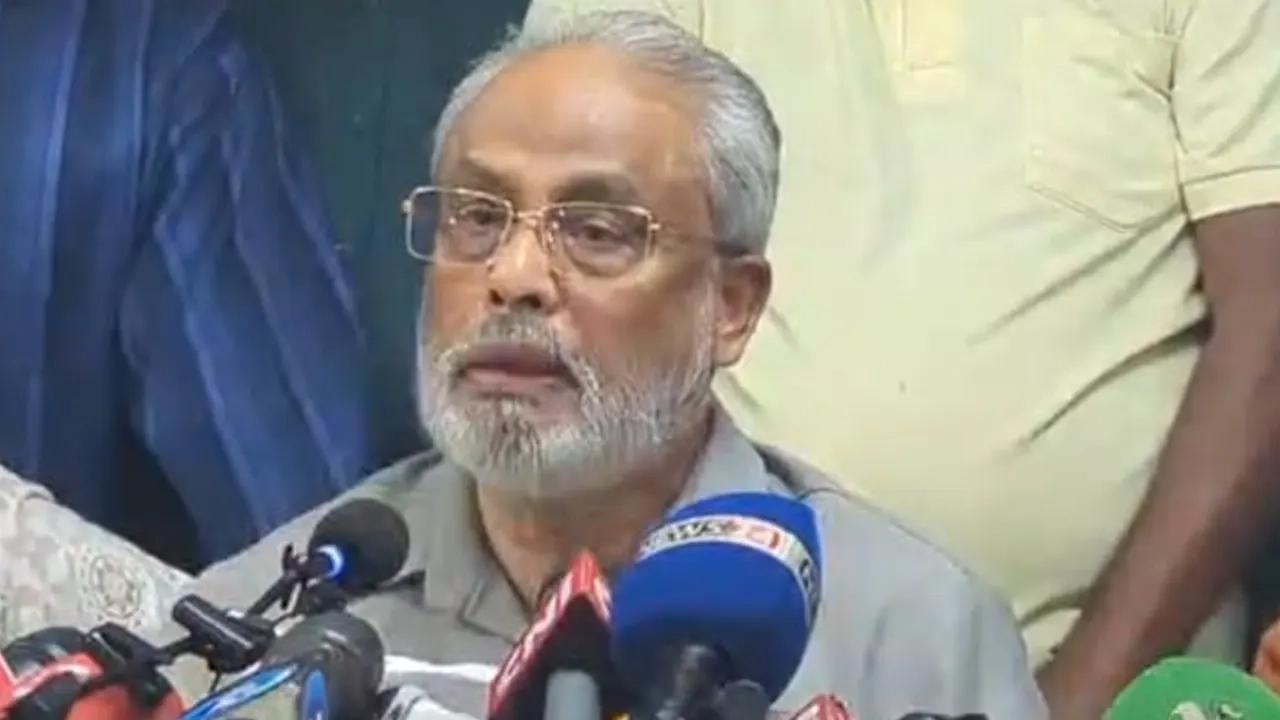 জাতীয় পার্টির চেয়ারম্যান জি এম কাদের