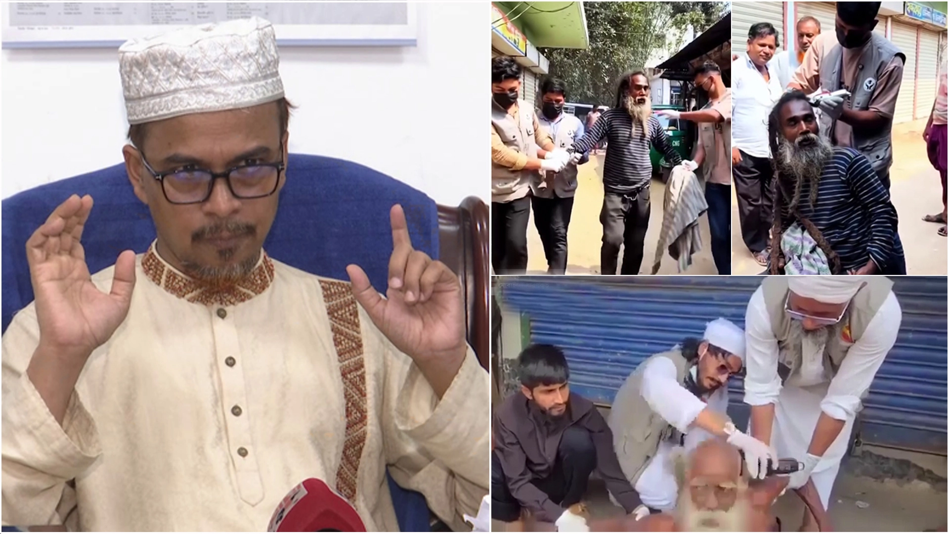 রাস্তায় ধরে ধরে চুল কেটে দেয়ার ঘটনা থামছেই না। ছবি: সংগৃহীত