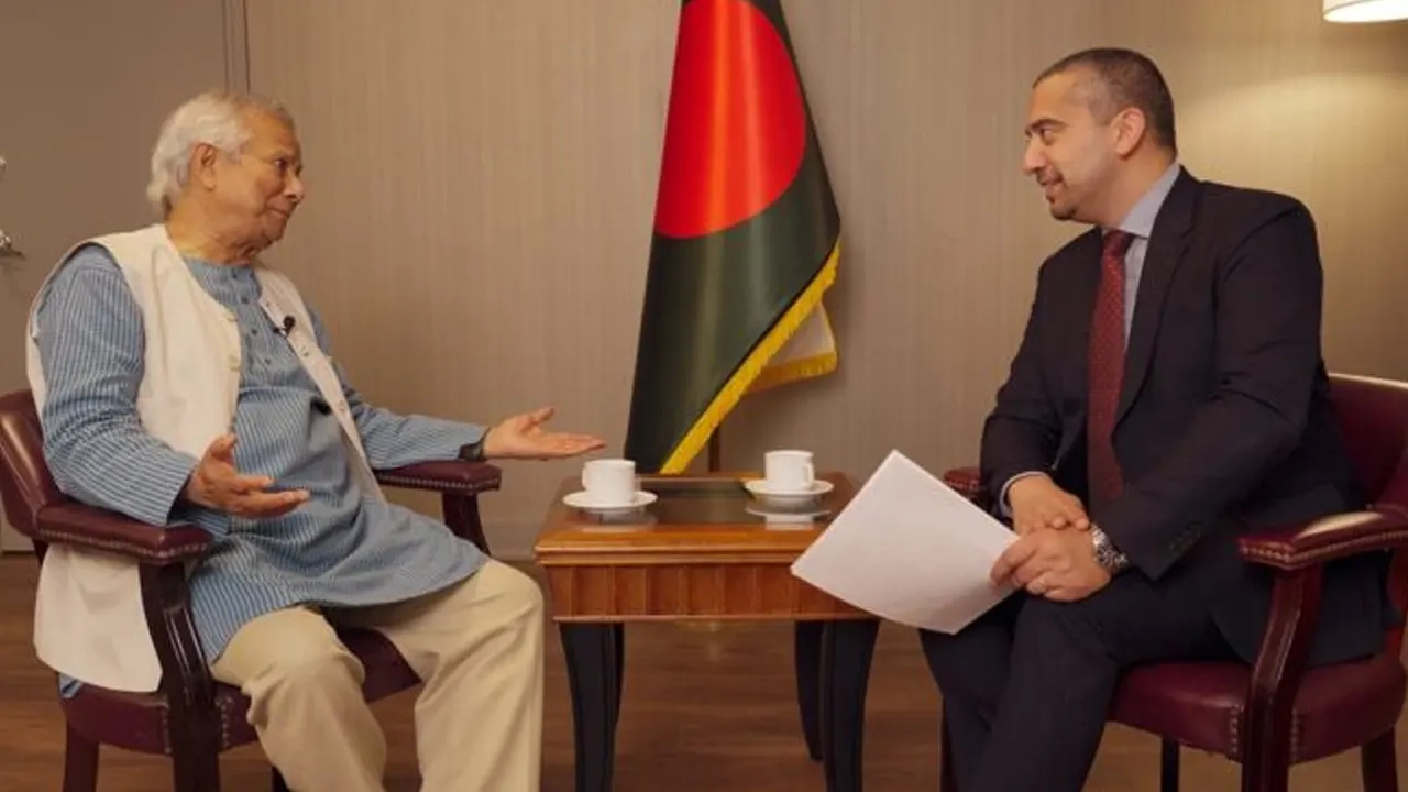 সাংবাদিক মেহেদী হাসানের সঙ্গে যুক্তরাষ্ট্রভিত্তিক প্ল্যাটফর্ম জেটিও-তে দেওয়া এক সাক্ষাৎকারে প্রধান উপদেষ্টা