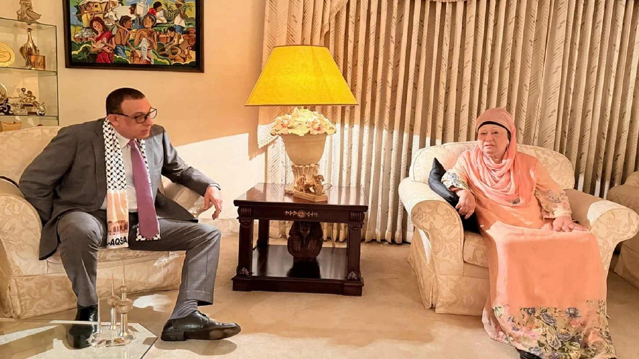 খালেদা জিয়ার সঙ্গে ফিলিস্তিনের রাষ্ট্রদূত