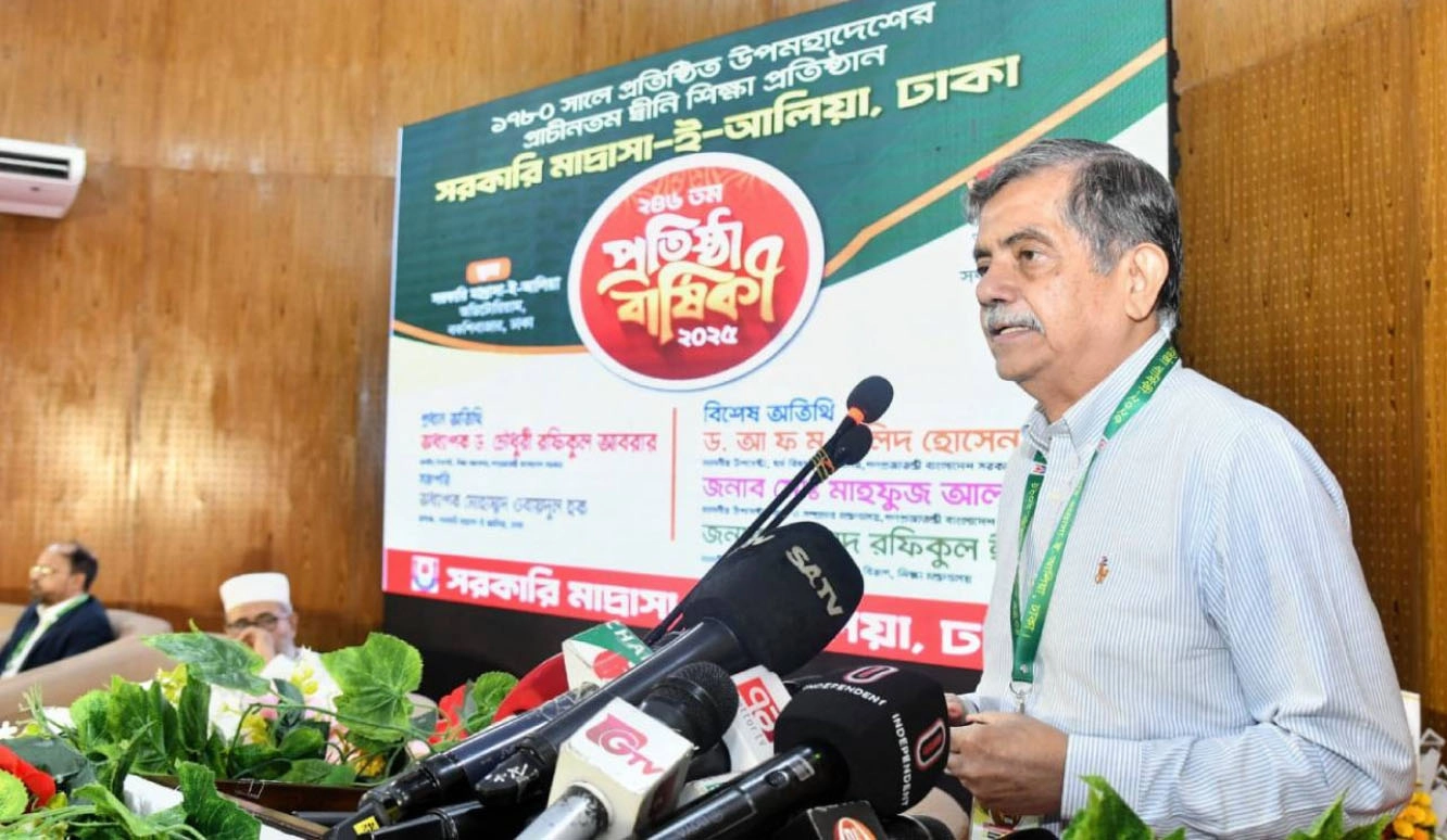 শিক্ষা উপদেষ্টা চৌধুরী রফিকুল আবরার