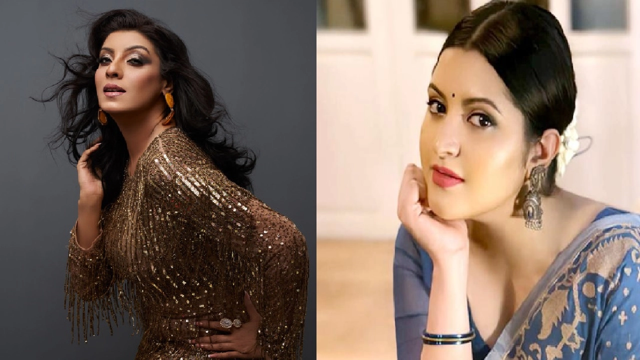 নৃত্যশিল্পী সাদিয়া ইসলাম মৌ ও চিত্রনায়িকা পরীমণি