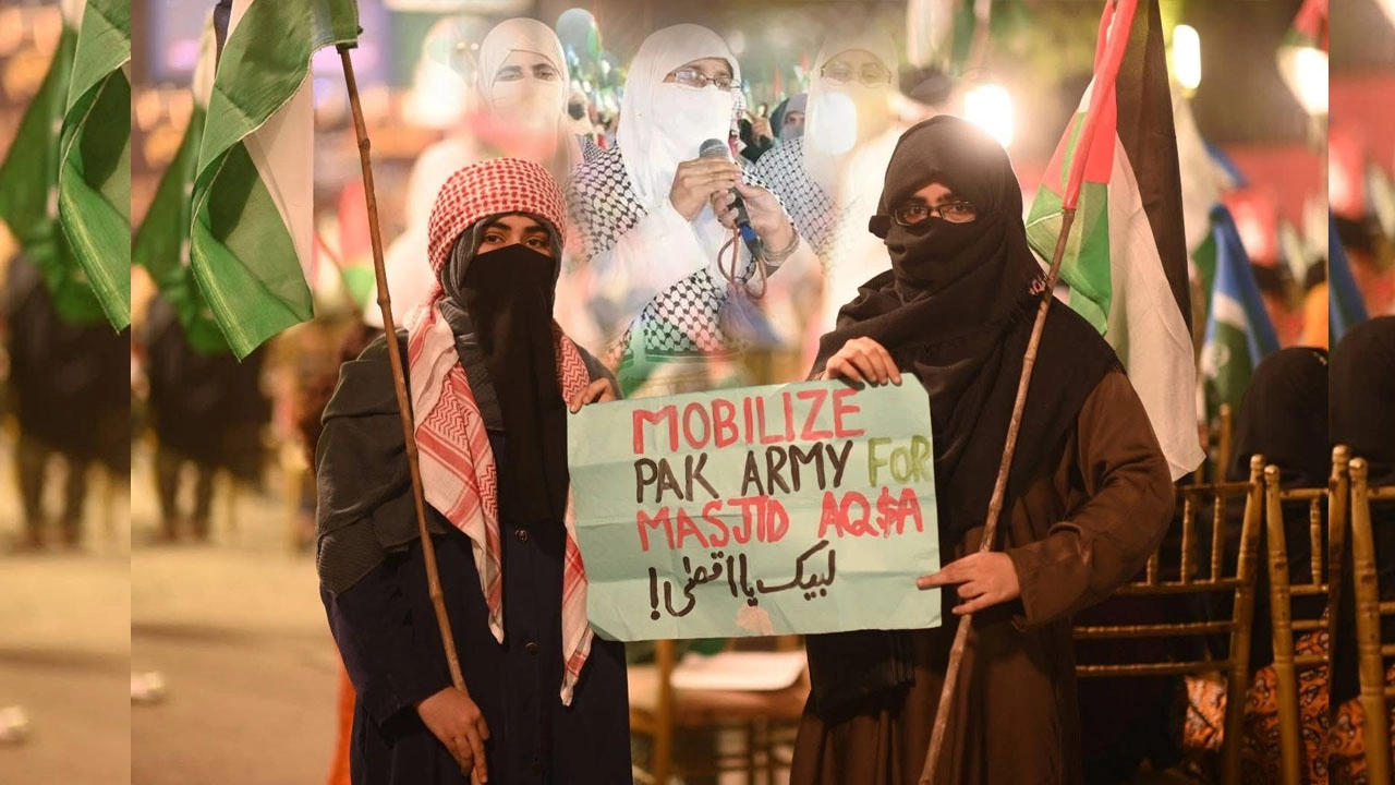 লাহোরে গ্রেটার গাজা মার্চ