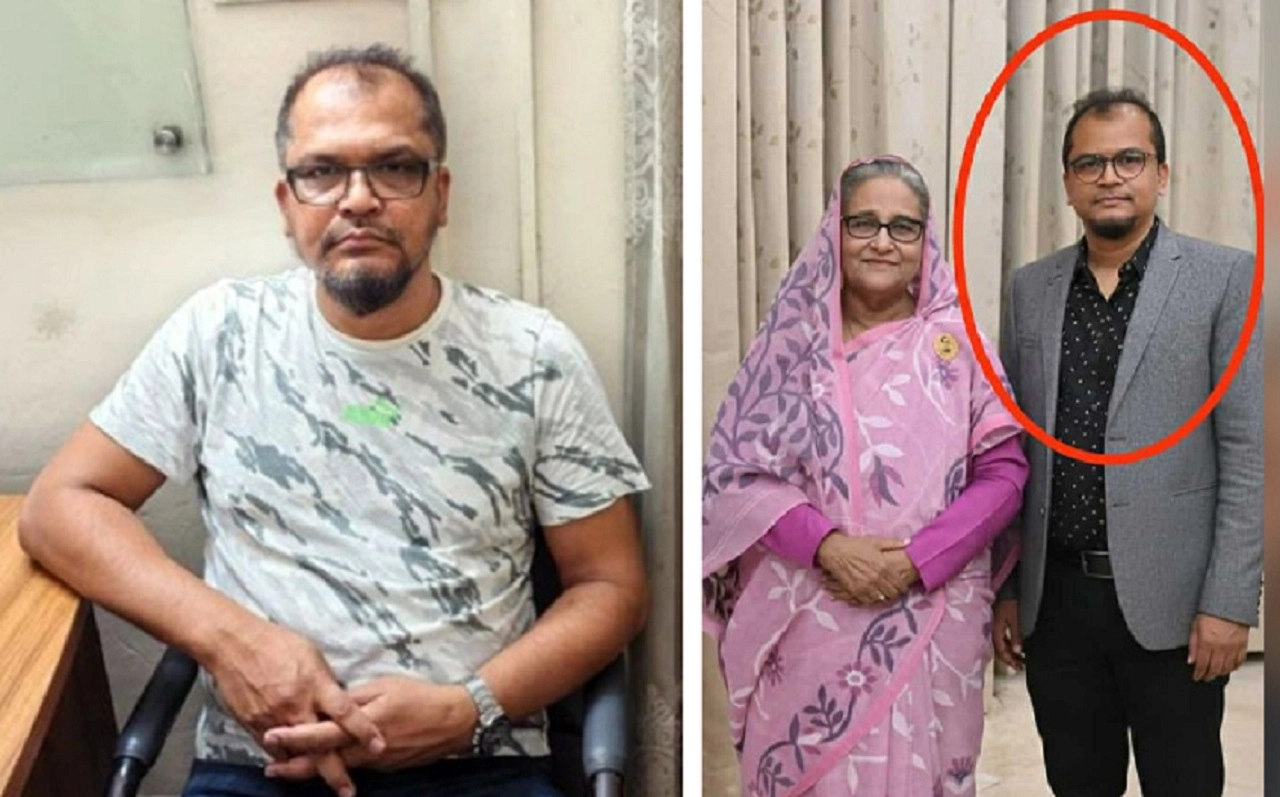 গ্রেপ্তারকৃত কয়ছর আহমদ ওরফে হোসাইন