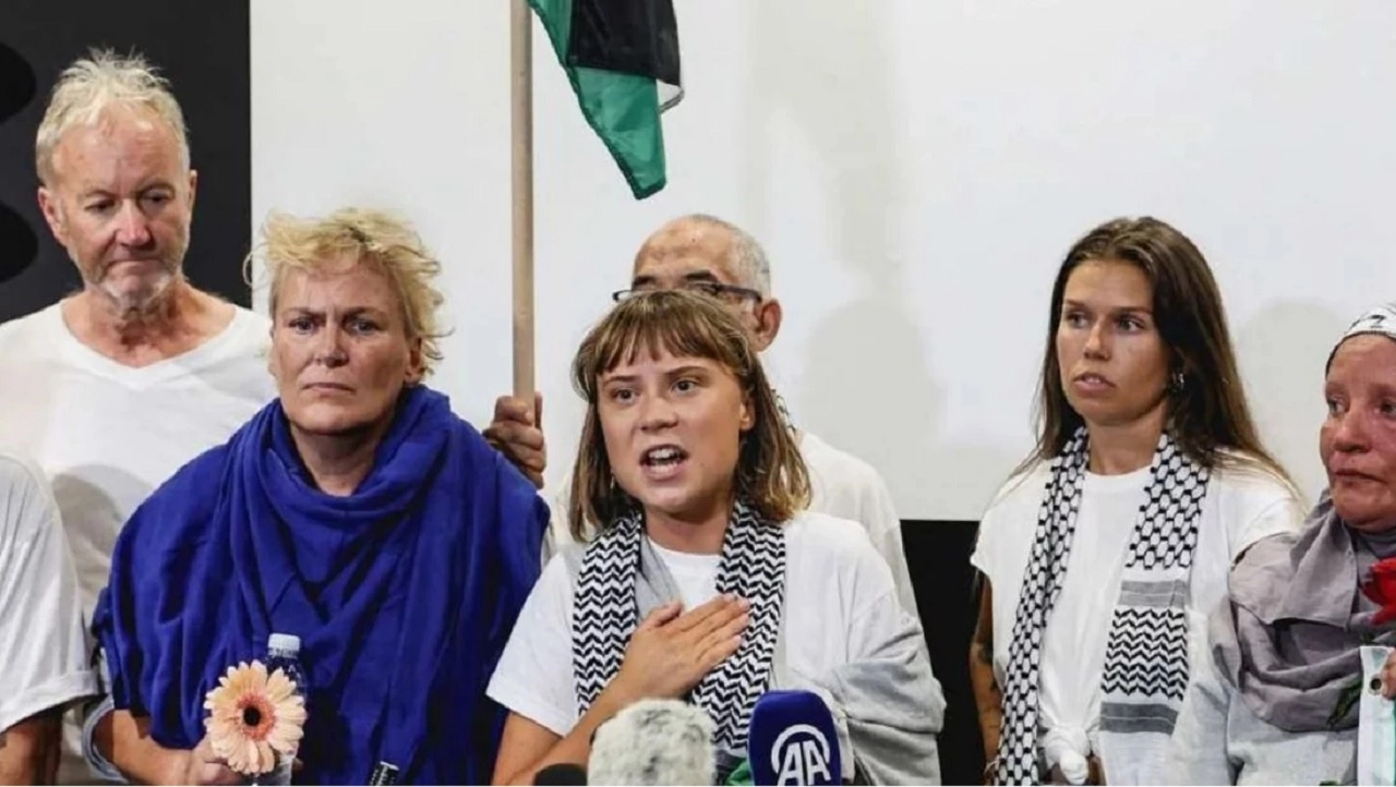 সুইডিশ মানবাধিকারকর্মী গ্রেটা থুনবার্গ