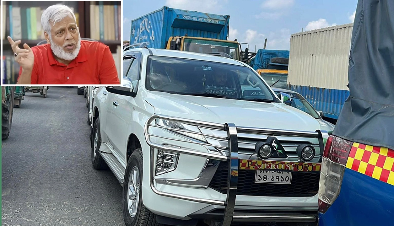 আশুগঞ্জের ‘হোটেল উজানভাটি’র সামনে থেকে উপদেষ্টার গাড়িবহর সরাইল-বিশ্বরোড মোড়ের উদ্দেশে রওনা হয়। কিছুদূর এগোতেই যানজটে আটকা পড়েন তারা।