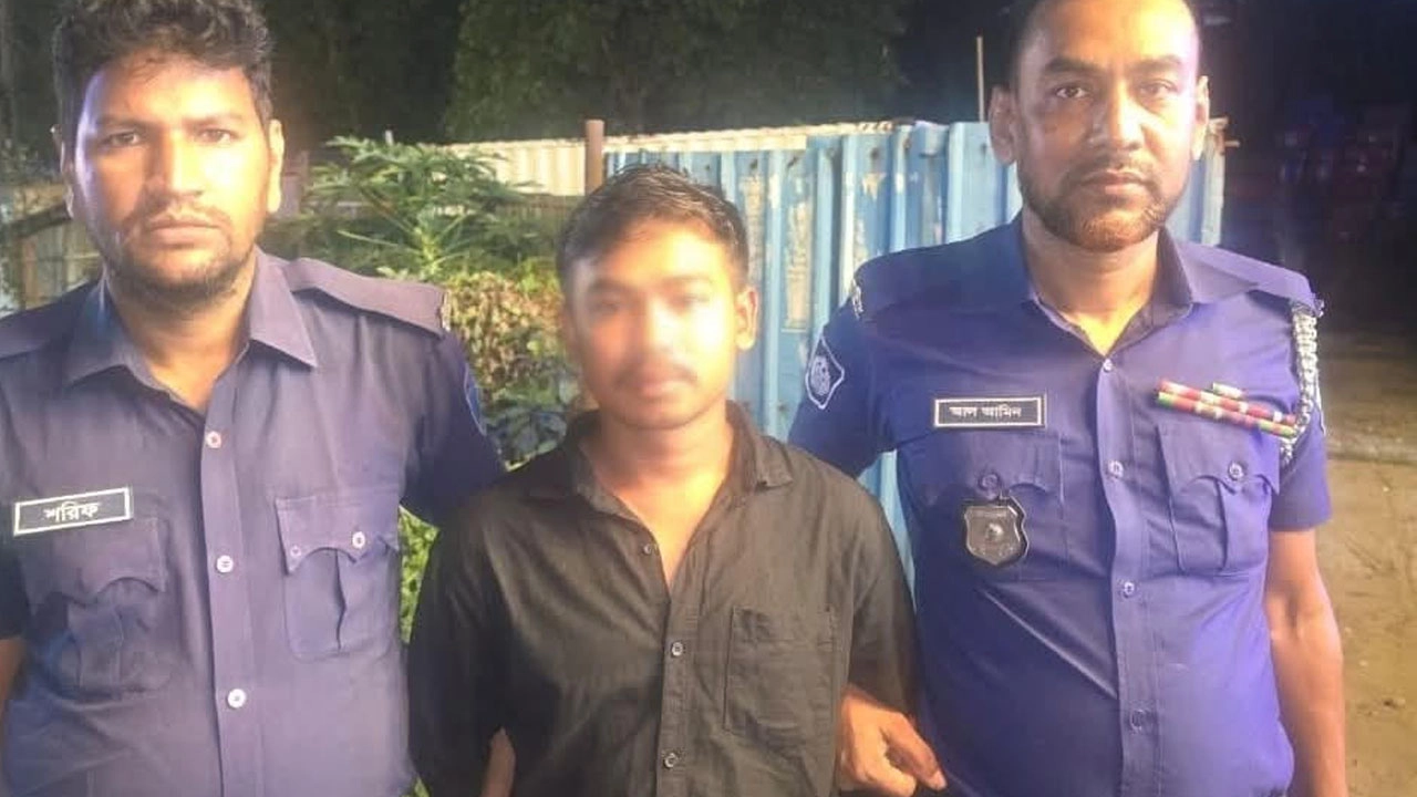 স্ত্রীকে গলাটিপে হত্যার তিন ঘণ্টার মধ্যেই  স্বামীকে গ্রেফতার