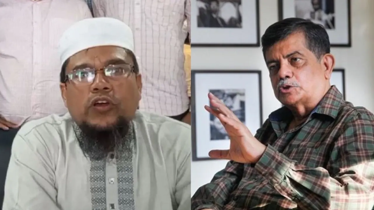 শিক্ষা উপদেষ্টা ড. সি. আর. আবরার ও শিক্ষক নেতা অধ্যক্ষ দেলাওয়ার হোসেন আজিজী