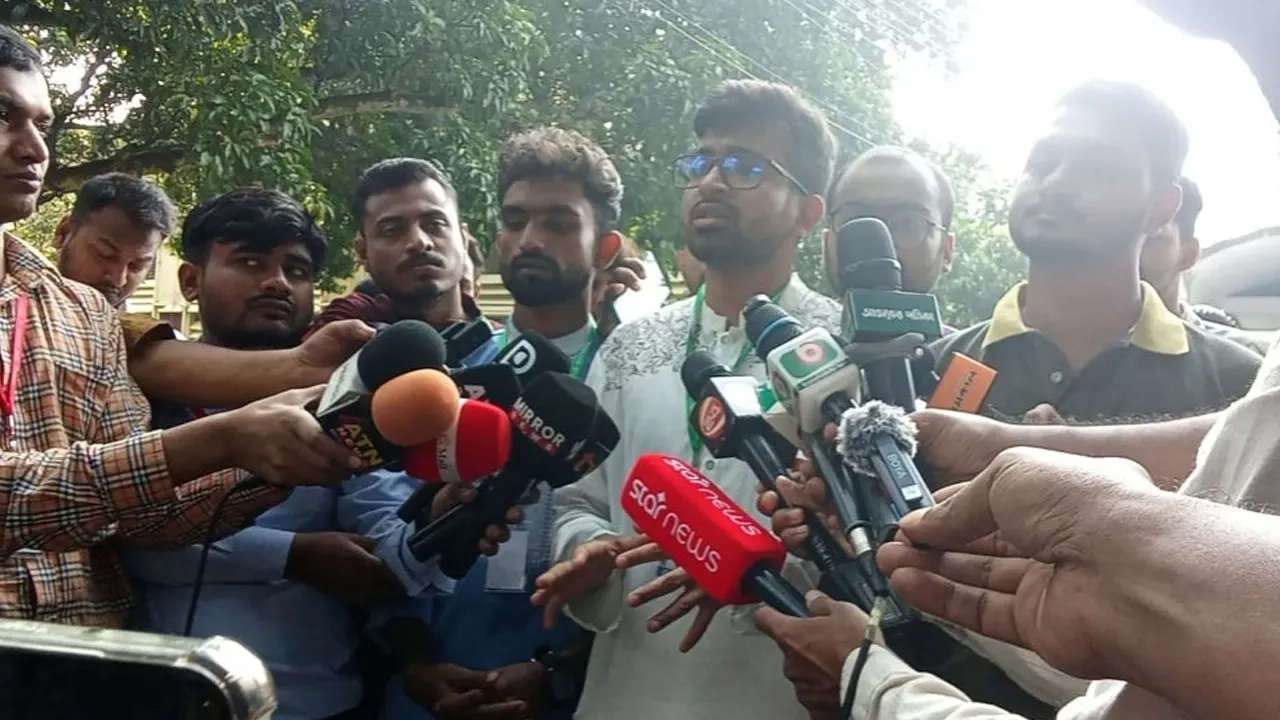 ছাত্রদল সমর্থিত ‘ঐক্যবদ্ধ নতুন প্রজন্ম’ প্যানেলের ভিপি পদপ্রার্থী শেখ নূর-উদ্দীন আবির