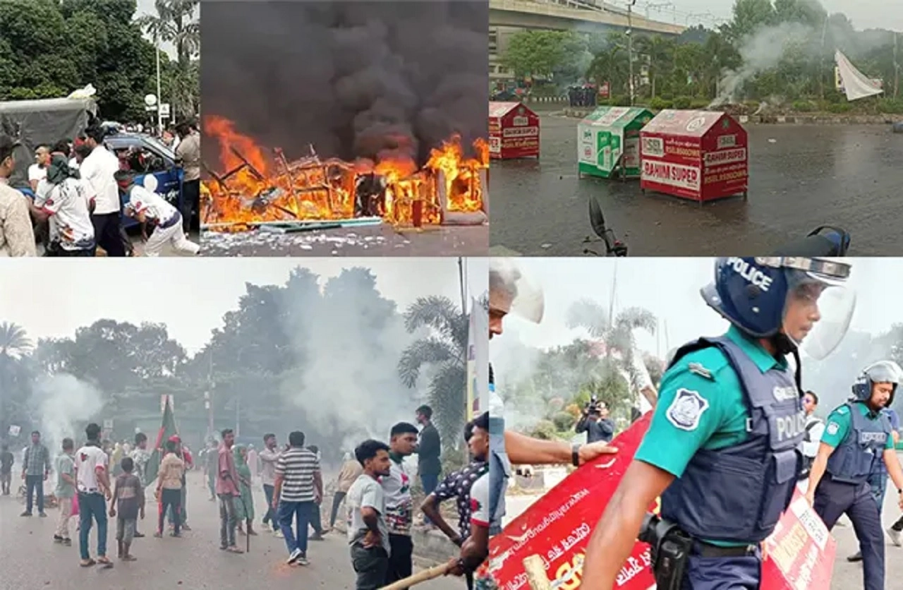 জুলাই সনদ স্বাক্ষরকে ঘিরে সংঘর্ষ, ভাঙচুর ও অগ্নিসংযোগের ঘটনায় চারটি মামলা দায়ের করেছে পুলিশ