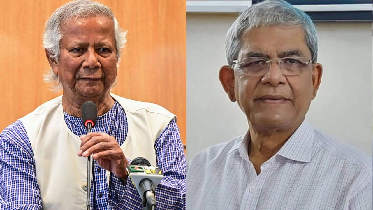 ড. মুহাম্মদ ইউনূস ও বিএনপি মহাসচিব মির্জা ফখরুল ইসলাম