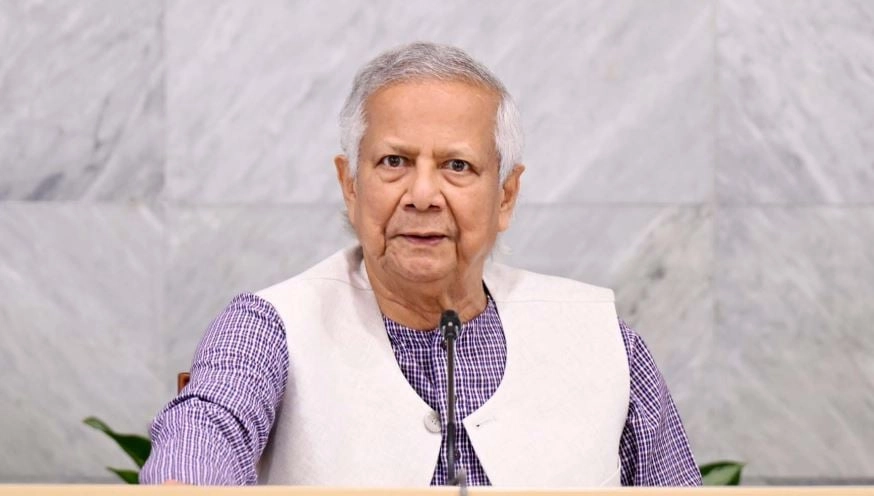 অন্তর্বর্তী সরকারের প্রধান উপদেষ্টা ড. মুহাম্মদ ইউনূস