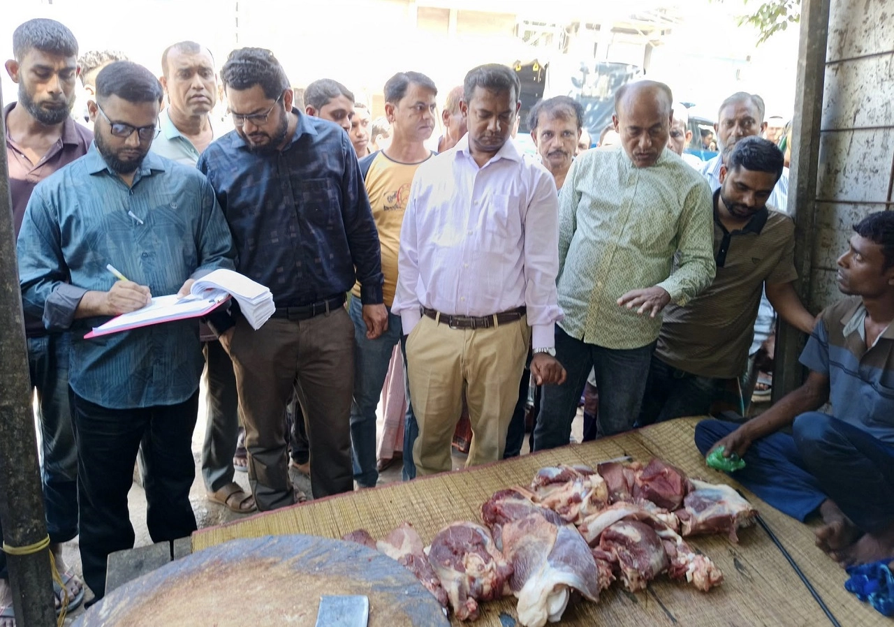 কালিগঞ্জে ভ্রাম্যমাণ আদালতের অভিযান। ছবি: এনপিবি