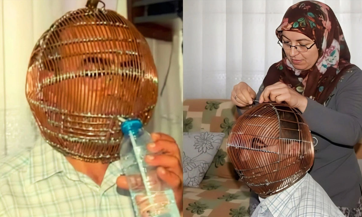 ধূমপান ছাড়তে বানাল লোহার খাঁচা