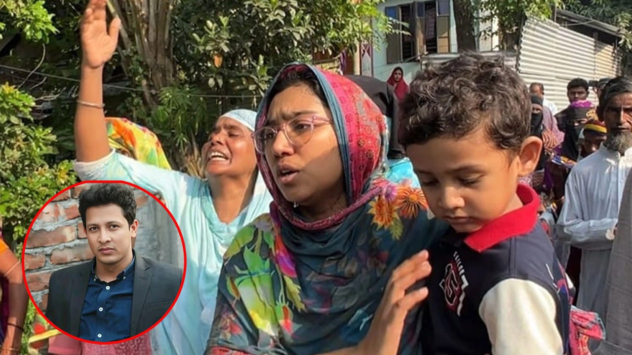 নিহত  আবুল কালামের পরিবার