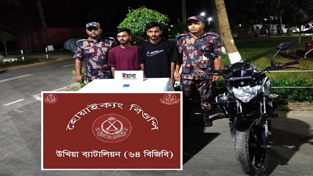 উখিয়ায় বিজিবির হাতে দুই যুবক গ্রেপ্তার