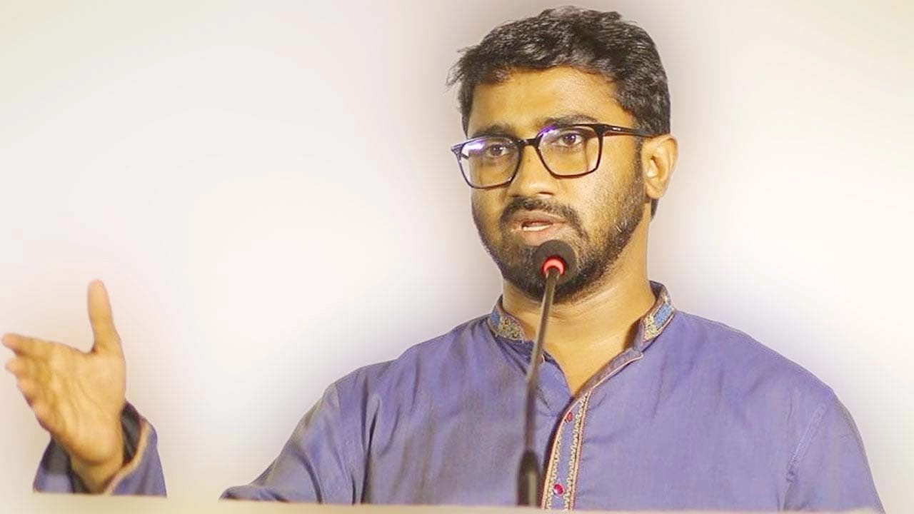 গণঅধিকার পরিষদের সাধারণ সম্পাদক রাশেদ খাঁন