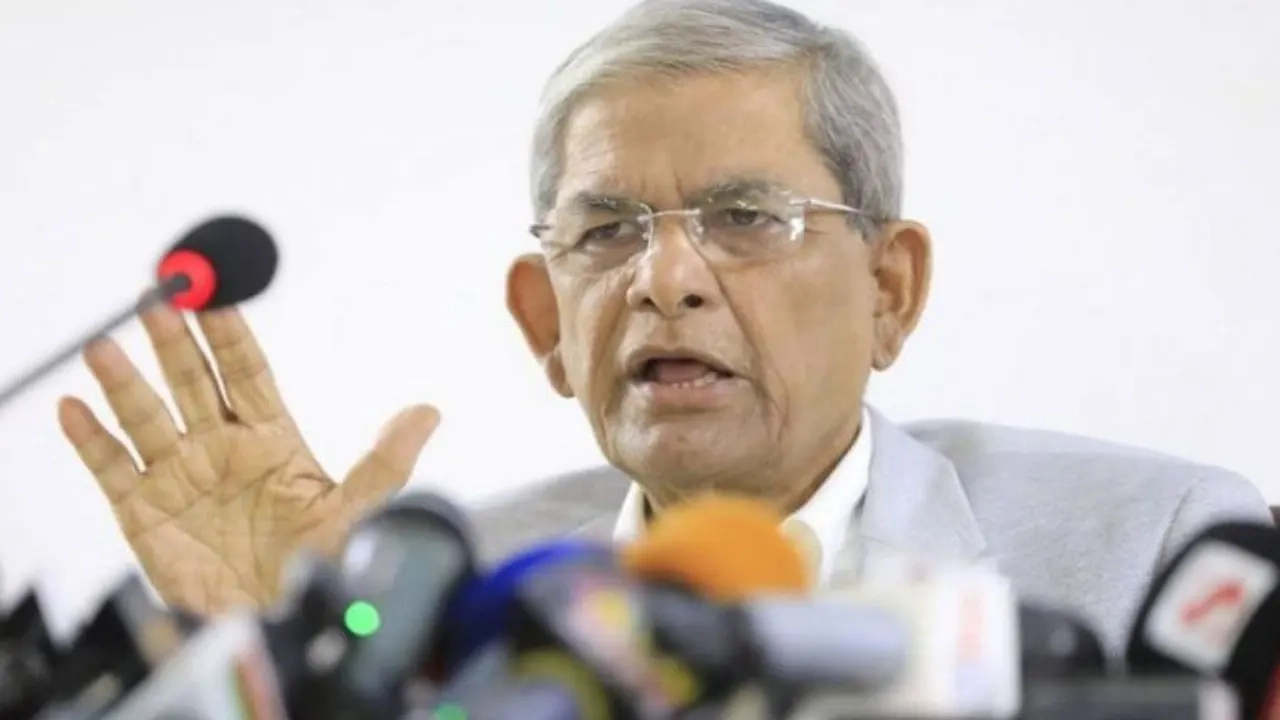 বিএনপির মহাসচিব মির্জা ফখরুল ইসলাম আলমগীর