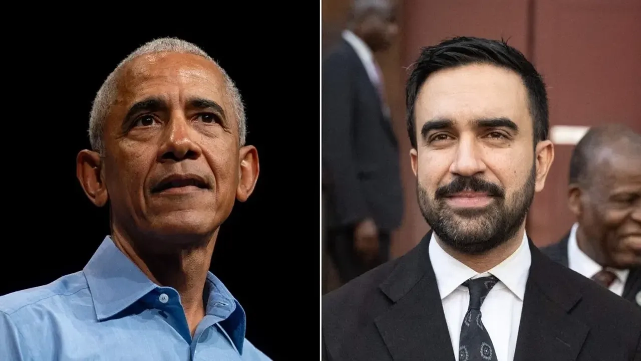 সাবেক মার্কিন প্রেসিডেন্ট বারাক ওবামা, নিউইয়র্ক সিটির মেয়র পদে ডেমোক্র্যাটিক প্রার্থী জোহরান মামদানি