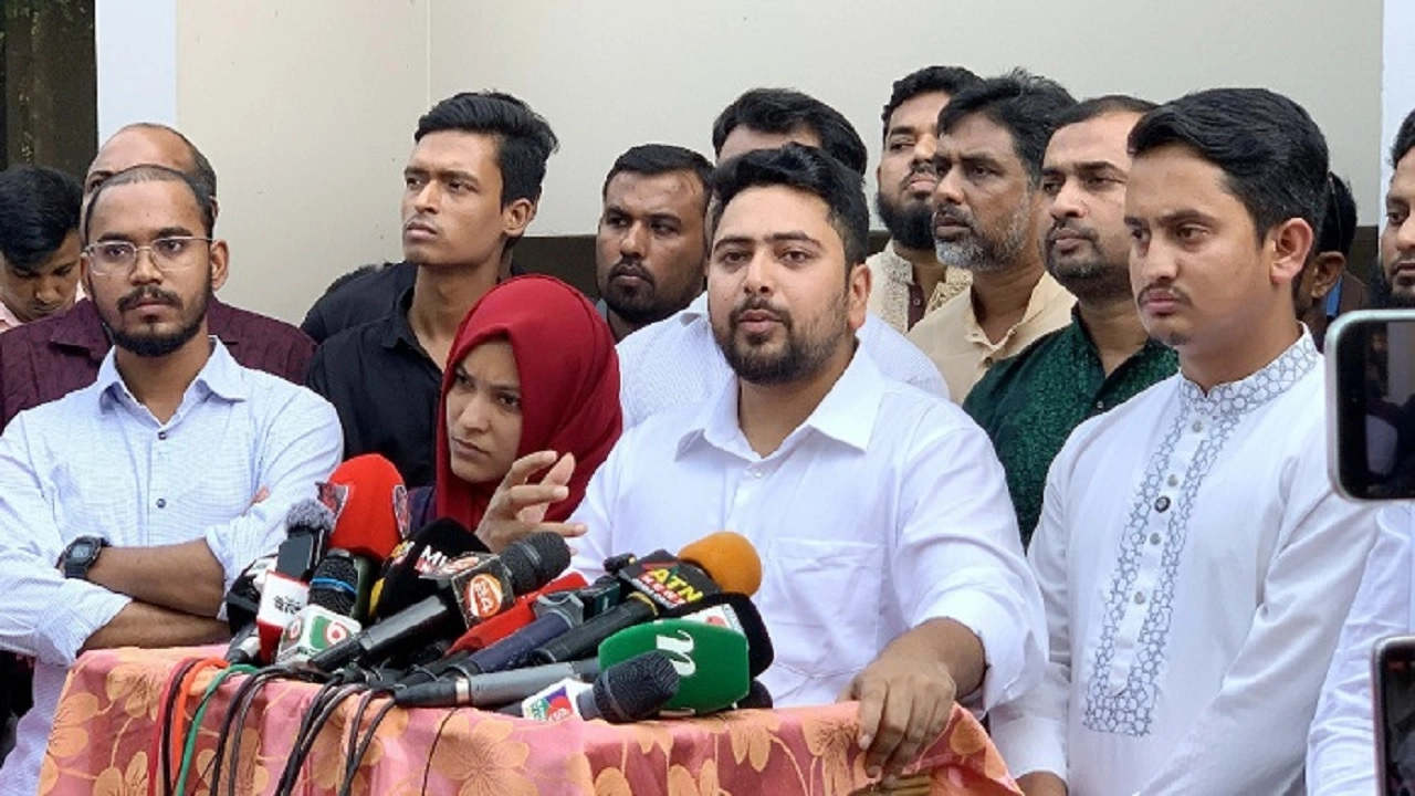 এনসিপির আহ্বায়ক নাহিদ ইসলাম