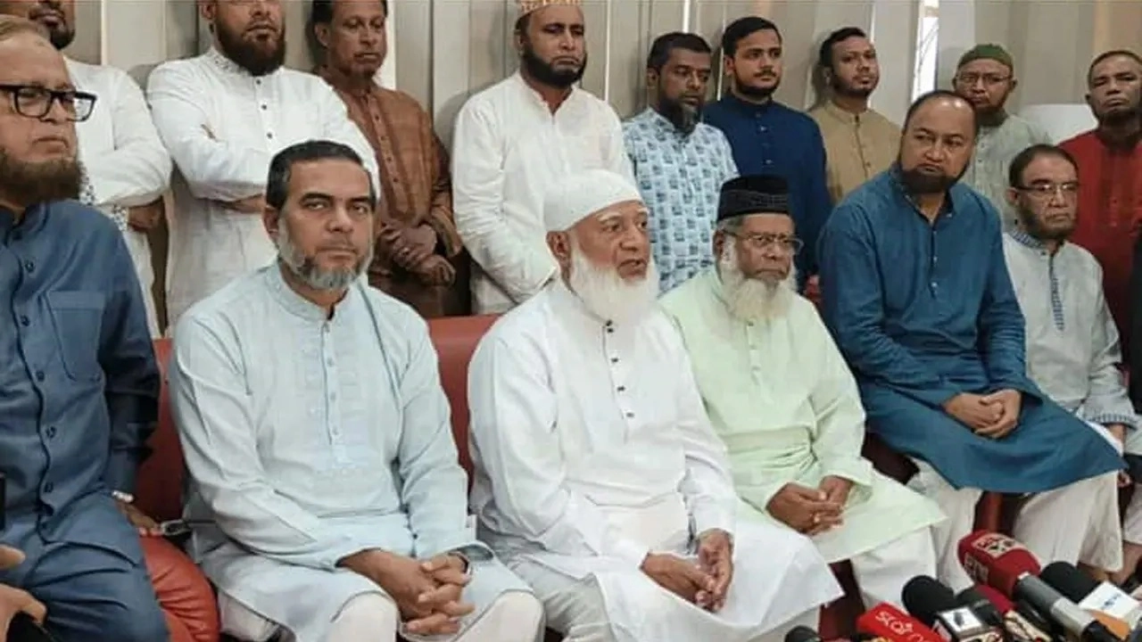 জামায়াতে ইসলামীর আমির ডা. শফিকুর রহমান ও দলীয় নেতাকর্মীরা