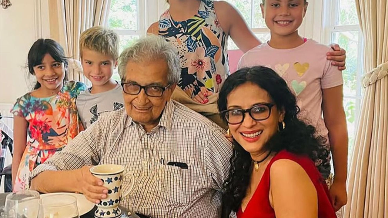 অমর্ত্য সেন ও তার মেয়ে