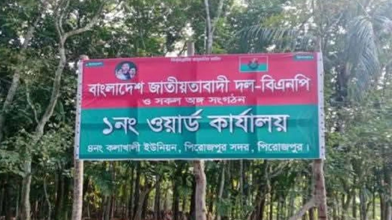 বিএনপির সাইনবোর্ড সাঁটিয়ে প্রবাসীর জমি দখল