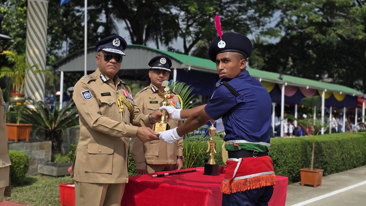 ৫৬তম টিআরসি ব্যাচের সমাপনী কুচকাওয়াজ