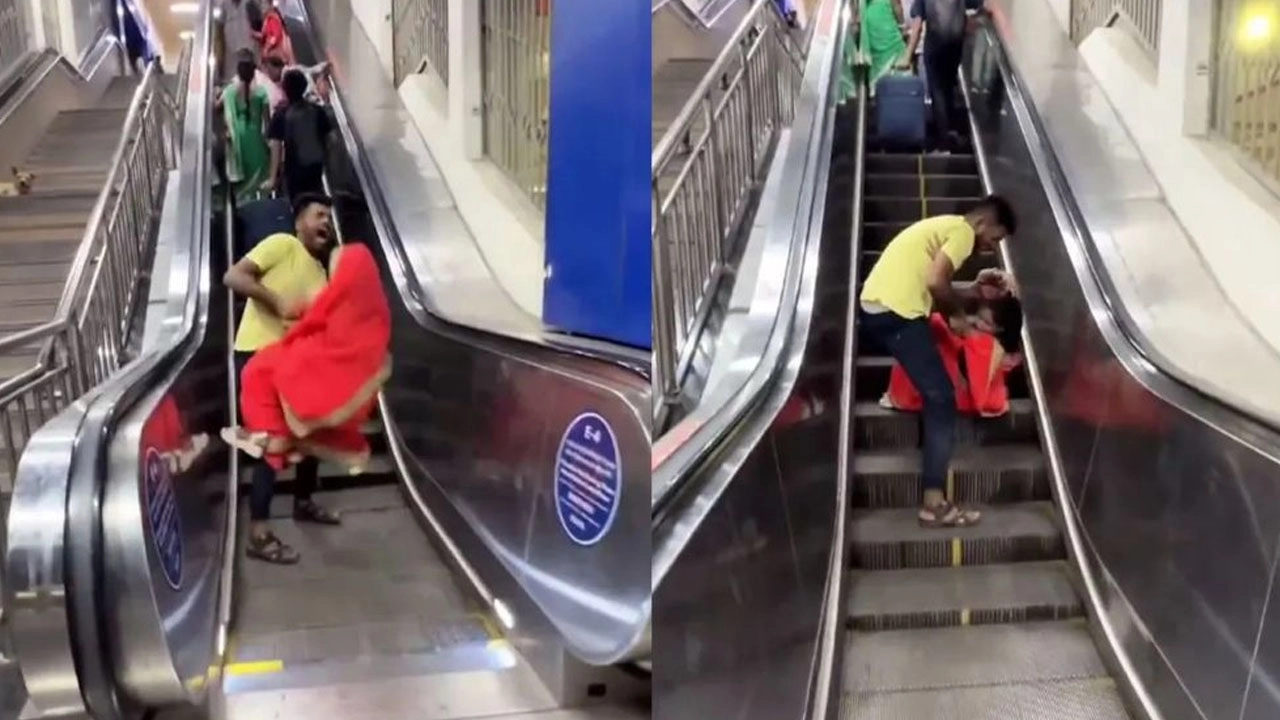 ভারতের এই ঘটনার ভিডিও ভাইরাল হয়েছে সামাজিক যোগাযোগমাধ্যমে। ছবি: সংগৃহীত