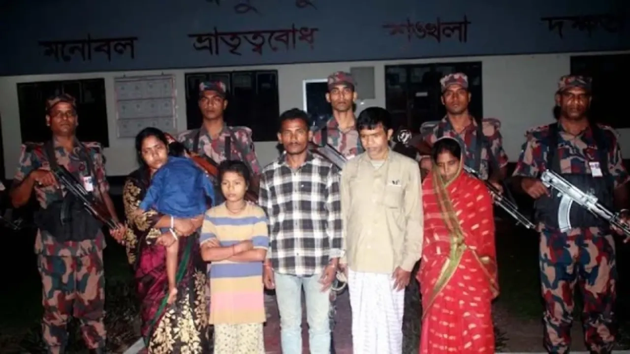 এক ভারতীয় নাগরিকসহ ৬ জনকে আটক করেছে বিজিবি