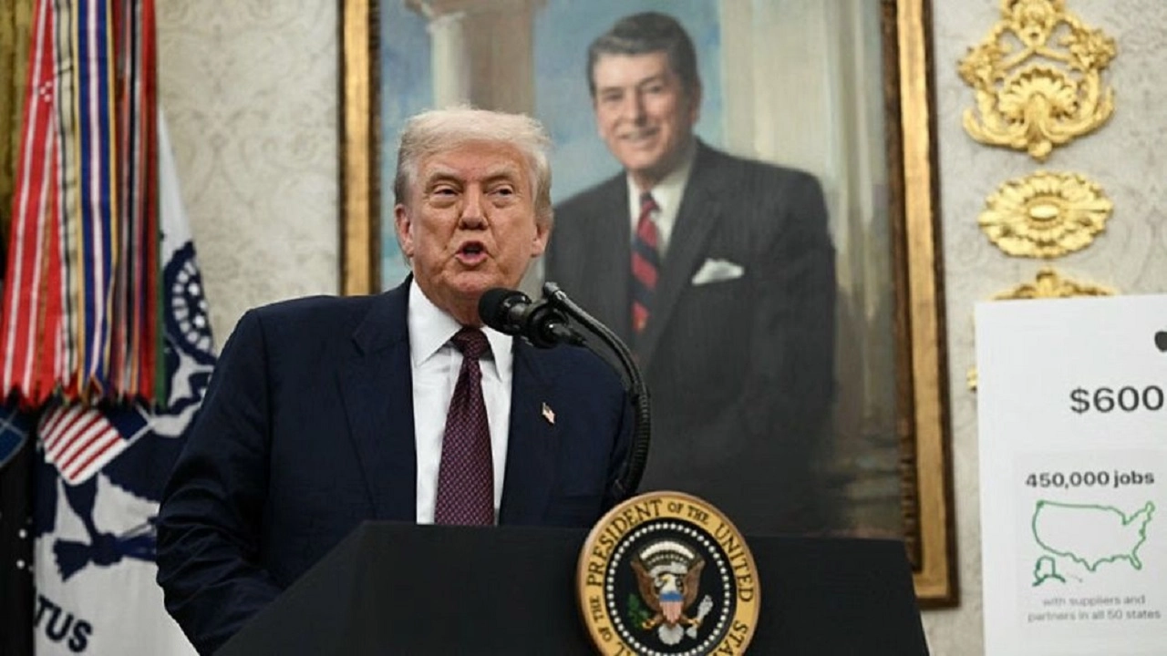 যুক্তরাষ্ট্রের প্রেসিডেন্ট ডোনাল্ড ট্রাম্প।