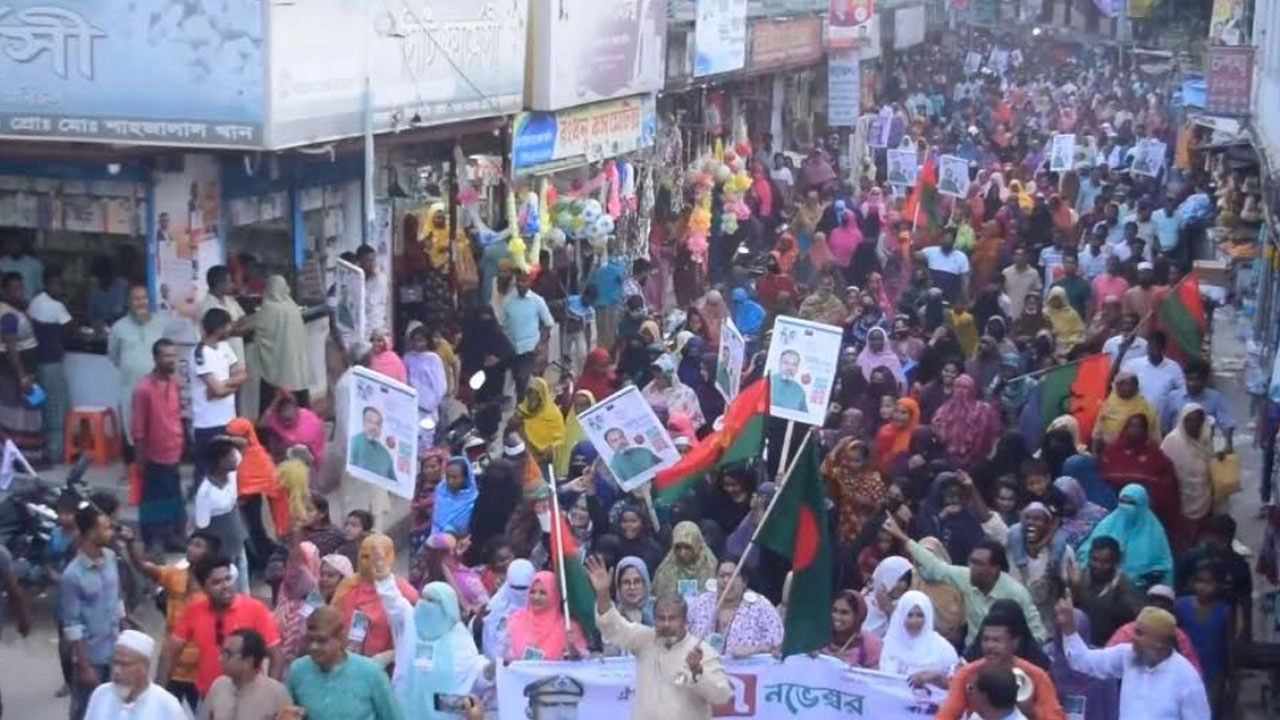 সিংড়ায় বিএনপির জনসমাবেশ