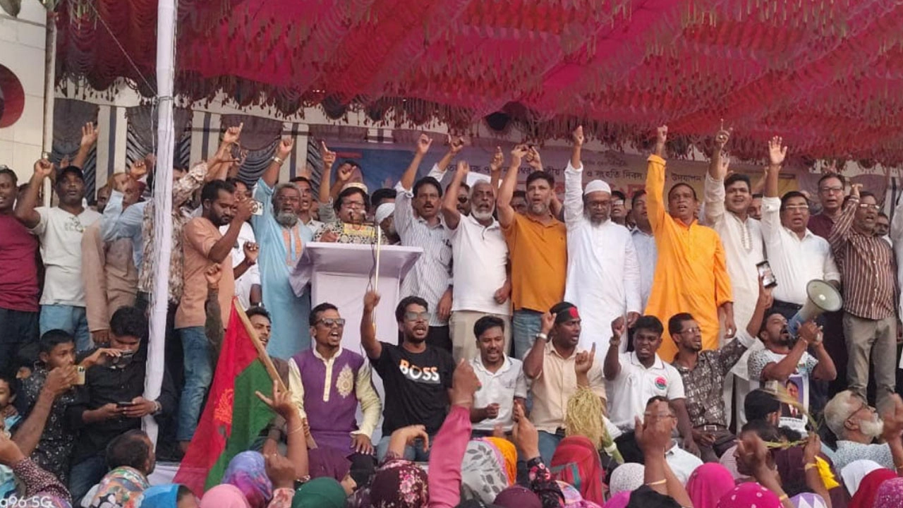 মাদারগঞ্জ উপজেলা বিএনপির বিপ্লব ও সংহতি দিবস পালিত 