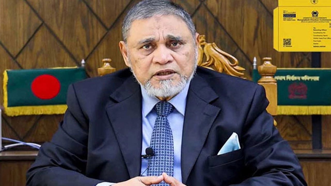 প্রধান নির্বাচন কমিশনার (সিইসি) এএমএম নাসির উদ্দিন।