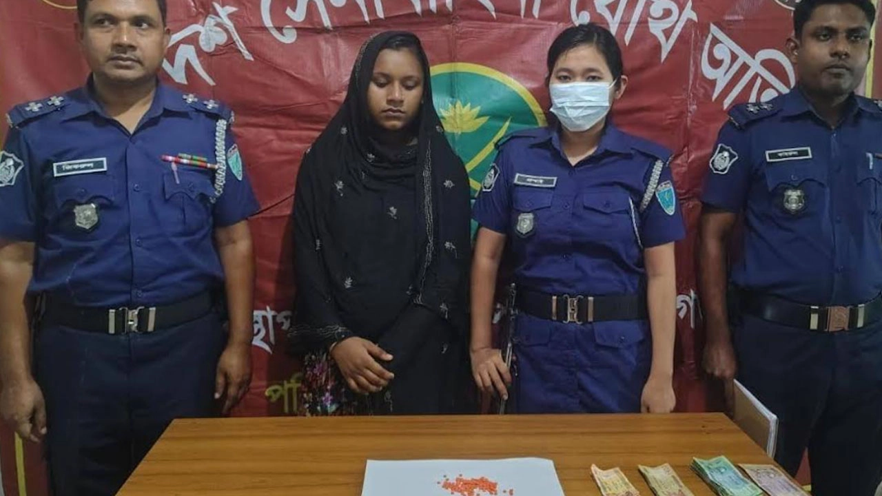 চুনারুঘাটে ইয়াবাসহ নারী মাদক ব্যবসায়ী গ্রেপ্তার