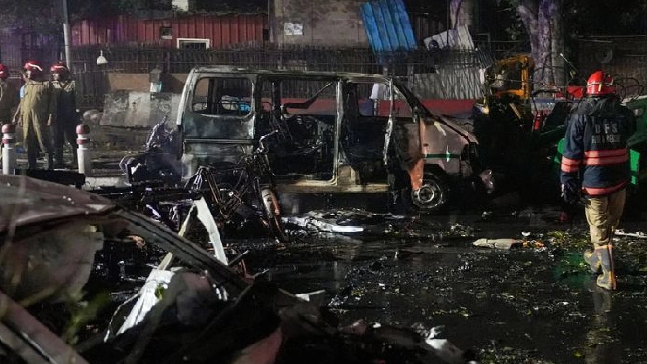 দিল্লিতে বিস্ফোরণ