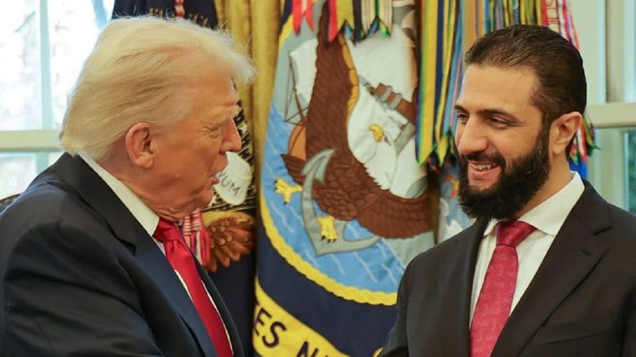 আহমেদ আল-শারা ও ডোনাল্ড ট্রাম্প