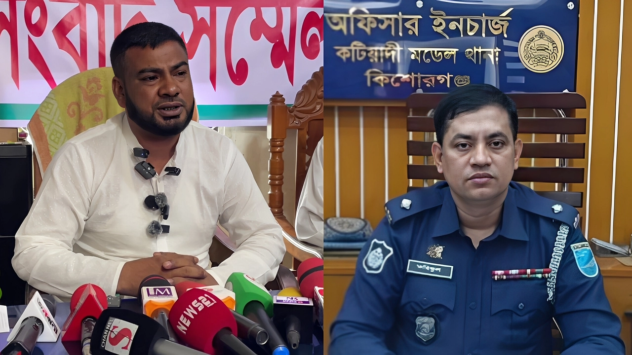 বিএনপি নেতার সংবাদ সম্মেলন