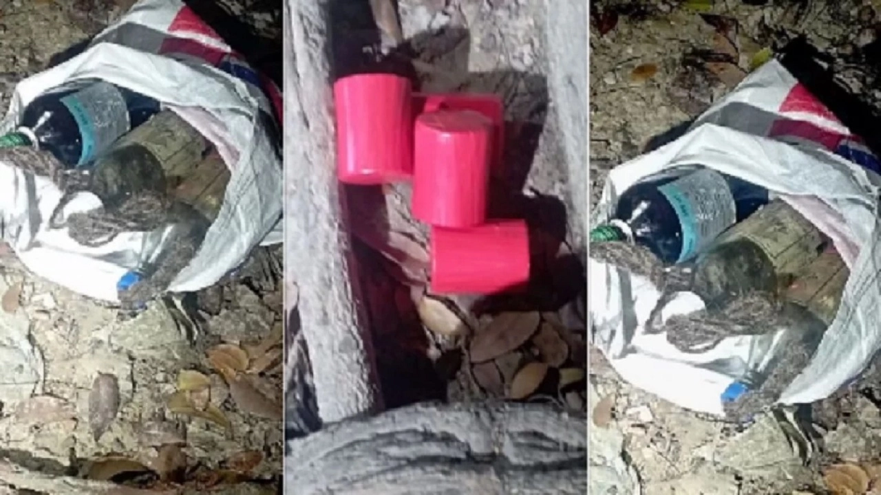 ছয়টি পেট্রোল বোমা ও চারটি ককটেল