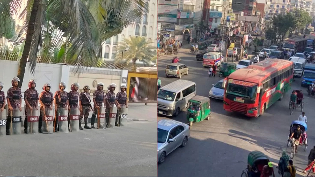 রাজধানীতে আইনশৃঙ্খলা রক্ষাকারী বাহিনী সর্বোচ্চ সতর্ক অবস্থান