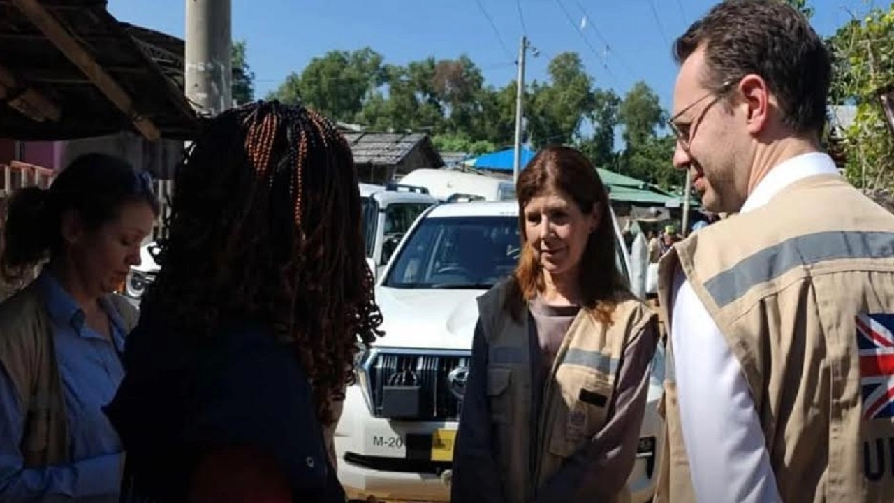 যুক্তরাজ্যের আন্তর্জাতিক উন্নয়নমন্ত্রী ব্যারোনেস জেনি চ্যাপম্যান