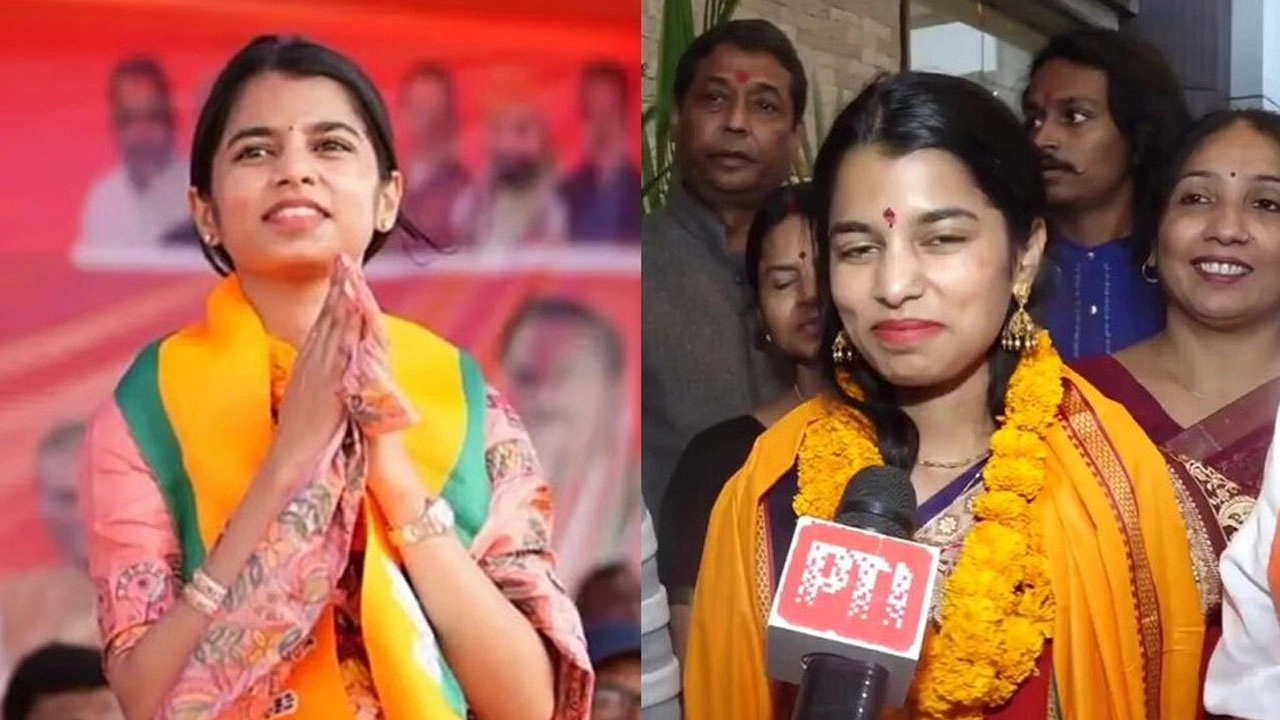 সংগীতশিল্পী মৈথিলী ঠাকুর। ছবি: সংগৃহীত