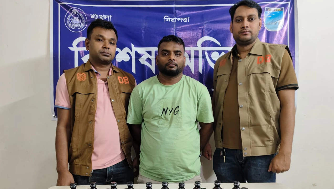 গ্রেপ্তারকৃত মোঃ শাহাদাৎ (৩৮)