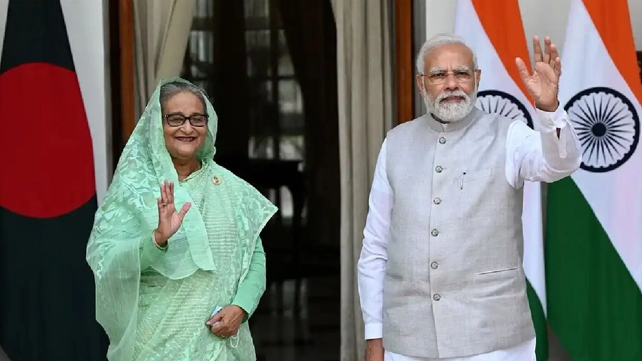 শেখ হাসিনা ও নরেন্দ্র মোদি