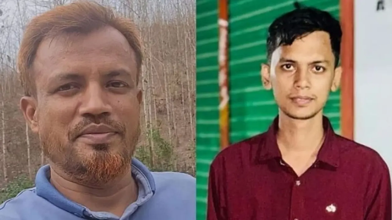 বামে নিহত বিএনপি নেতা আবুল কালাম জহির